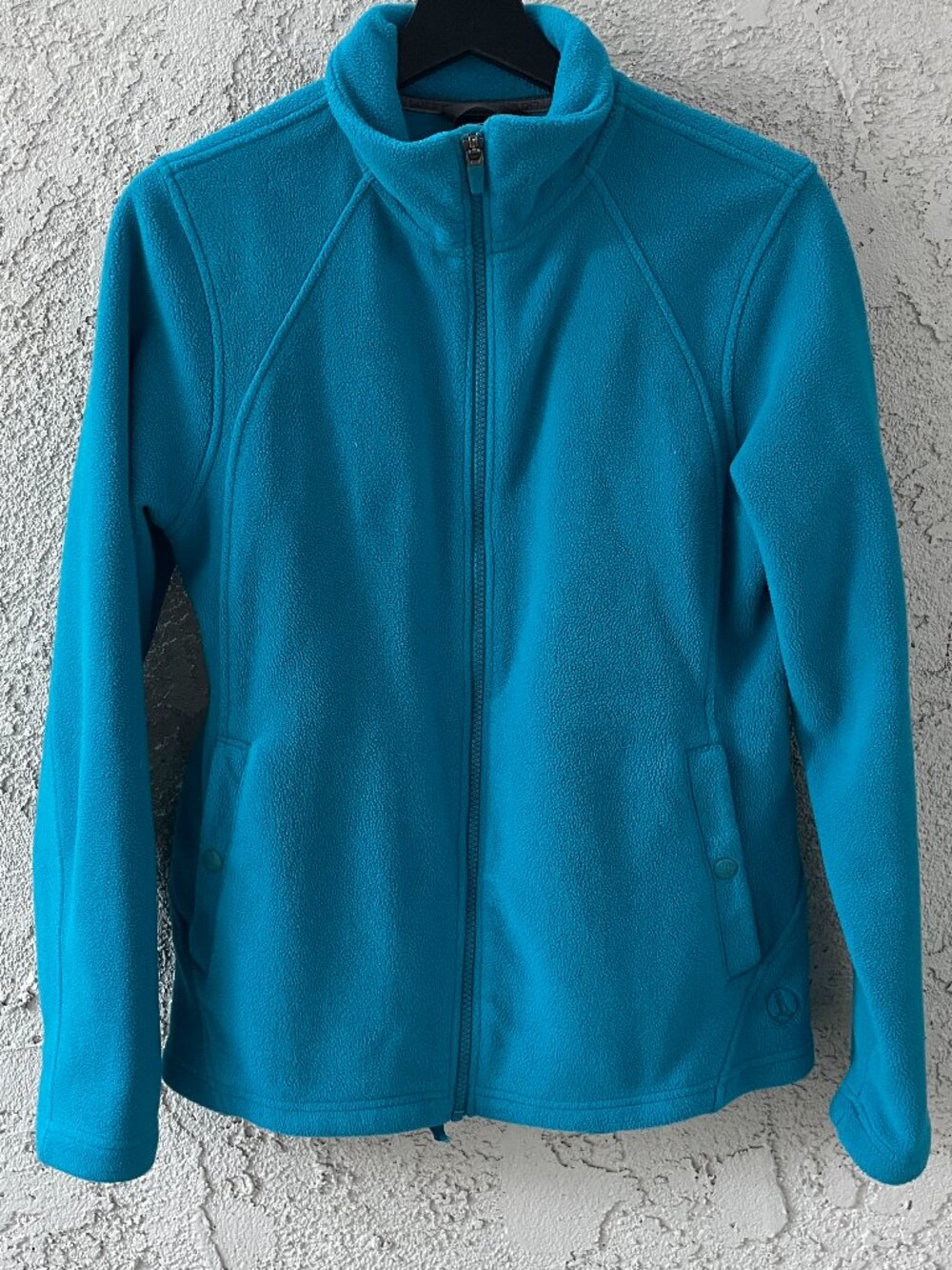 Lands' End Polartec Aircore 200 Fleece Jacket Womens M Blue Full Zip Gorpcore